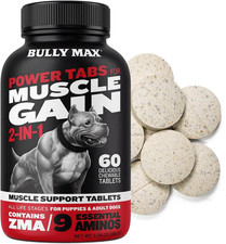 2-In-1 Muscle Builder Chewable Tablets for Puppies & Adult Dogs - Puppy & Dog Vi picture