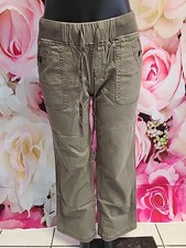Nwt Flamingals Straight Leg Pants 4 Pockets Size Small. Khaki Color  #81568 picture