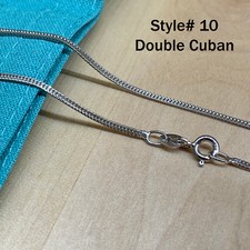 Real SILVER Unique Jewelry SOLID 925 Sterling Silver Chain Necklace Made Italy picture
