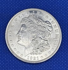 1921 US Morgan Silver Dollar $1 - UNC picture