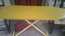Vintage 1972 Proctor Silex 62503 Ironing Board Yellow MCM Made in USA picture