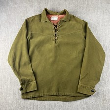 Vintage 70s Campus Rawhide Lacer Shirt Size Medium Yoke Green USA Made READ picture