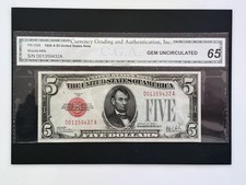Gem 1928 A $5 Legal Tender Note Fr.#1526 picture