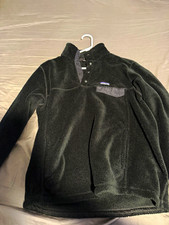 Patagonia Re Tool T Snap Women's L Black Pullover Fleece picture