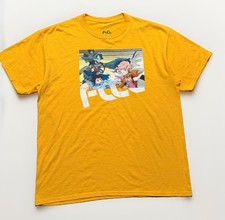 FLCL Fooly Cooly Anime Manga Loot Crate Yellow T Shirt Shirt Men's Size XL picture