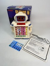Vintage 1983 Playskool Alphie II Robot Toy Box Cards Instructions Parts Repair picture