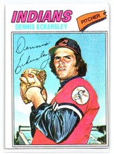 1977 Topps Dennis Eckersley #525 Indians picture