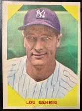1960 Fleer Baseball Greats - Lou Gehrig #28 picture