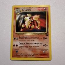Pokemon TCG 1999-2000 Wizards Promo Arcanine 6/53 Vintage WOTC Black Star picture