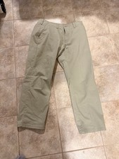 Lee Extreme Motion Men’s Beige Stretch Casual Pants 32 Straight Fit picture