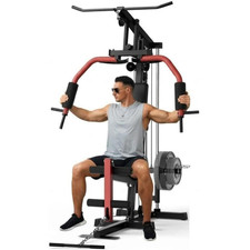 Home Gym Station with 400lb Capacity - Space-Saving Full Body Workout Machine picture