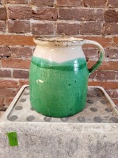 Antique 19th Century Glazed Stoneware jug, H19.5cm picture