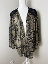 Moa Moa Woman Sheer Paisley Kimono picture