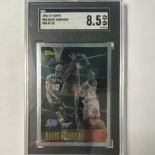 Topps 1996-97 David Robinson/Michael Jordan #80 NBA at 50 Spurs Bulls picture