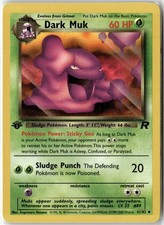 Dark Muk Uncommon Team Rocket 41/82 1st Edition NM picture