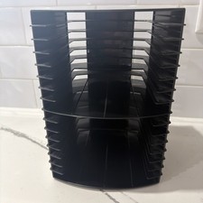 Vintage Kensington QuickTrieve 16 CD Storage Rack Stackable Modular picture