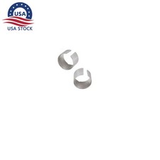 2PC Car Battery Terminals Clamp Post Spacer Shims 2 Adjustable Shims Silver picture