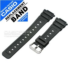 Genuine Casio Black Rubber Watch Band Strap - G-Shock GW-5000-1JF Multi Band 6 picture