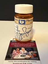 Lorraine Bracco Signed Pill Bottle Sopranos Tony Soprano - Photo Proof + JSA COA picture