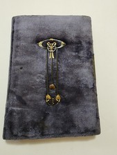 Vintage 1910s Art Nouveau Velvet Czech Památník Illustrated Memory Book WWI Era picture
