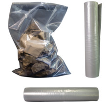 Asbestos Disposal Bag, Clear Non-Printed, Perforated, Multi-Size 56206 picture