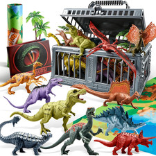 JOYIN Dinosaur Toys for Kids 3-5, 17 PCS Realistic Dinosaur Figures with Activit picture