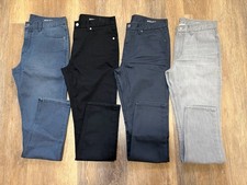 Men’s Straight Fit Denim Jeans, Size 32x32, New, Lot Of 4, Tapered, Denim Pants picture