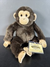 Webkinz Plush by Ganz Signature Small Monkey Chimp with Code Tag Plush Retired picture
