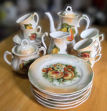 Three Crown China Germany 21 Pc Fruit Tea Coffee Set 1909-1916 picture