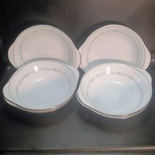 Set Of 6 Vintage 1969 Noritake Brooklane Pattern Lugged Cereal Bowls picture