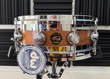 Extremely Rare NOS DW Craviotto Exotic Edge Snare Drum Workshop LOW SERIAL picture