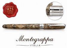 Montegrappa Liberty Indian Rainbow Small Celluloid Ballpoint Pen Silver 925 picture