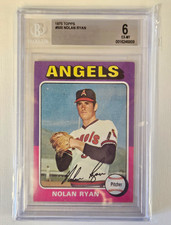 1975 Topps Nolan Ryan #500 Graded 6 California Angels MLB Baseball Trading Card picture