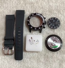 44mm Stainless Steel Watch Case With Band Kit for IWC Aquatimer Chronograph 7750 picture
