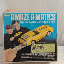 X-343 VINTAGE 1969 HASBRO AMAZE*A*MATICS CAR WITH ORIGINAL BOX picture