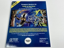 D3 - VAULT OF THE DROW DUNGEONS AND DRAGONS AD&D TSR 9021 REPRINT picture