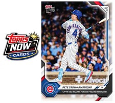 2026 Topps Now MLB #676 Pete Crow-Armstrong Chicago Cubs - PRESALE picture