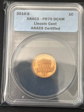 2010 S Lincoln Cent PR70RD DCAM (First Year The Union Shield) ANACS Beautiful picture