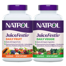 Natrol JuiceFestiv Daily Fruit and Veggie, 240 Capsules - EXP 10/31/27 picture