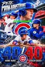 Pete Crow-Armstrong PCA  Chicago Cubs MLB 4x6 Photo 40/40  custom photo picture
