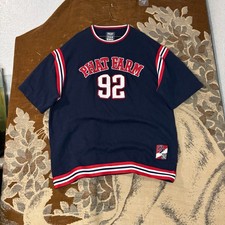Phat Farm T-Shirt Size XL 92 Blue Red White Graphic Jersey Top picture