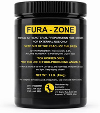 Nitrofurazone Ointment for Horses 1 Lb Equine Topical Care External Use picture