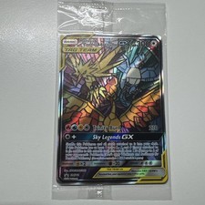 2019 Pokémon Moltres Zapdos Articuno GX #SM210 Stained Glass Promo Sealed picture
