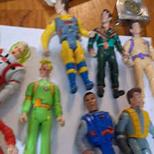 Kenner Vintage Ghostbusters Mixed Lot 9 Plastic Action Figures Unboxed 1984 picture