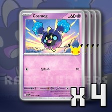 Cosmog 078/128 Holo Foil x4 ME: 30th Celebration Pokémon picture