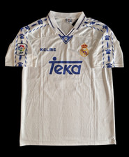 Real Madrid 1996-97 Hugo Sanchez #9 Large Kelme Teka Vintage La Liga Large picture