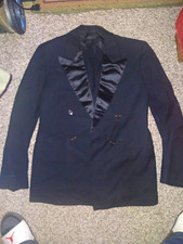 Vintage 1930s Tuxedo Jacket NRA Blue Eagle Namms Brooklyn Mens Shop Great Depres picture