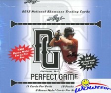 2013 Leaf Perfect Game Showcase Baseball Factory Sealed HOBBY Box-12 AUTOGRAPHS picture