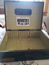 Antique Madam Stiebel's Round Woven Skirt Bands Display Box picture