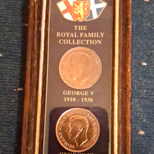 George V UK Penny Bronze Coin 1910-1936 Royal Family Collection KM#794 picture